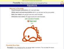 Tablet Screenshot of floodzilla.com